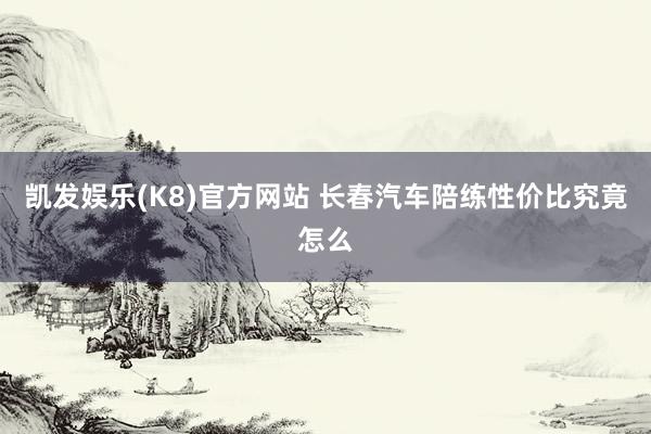 凯发娱乐(K8)官方网站 长春汽车陪练性价比究竟怎么